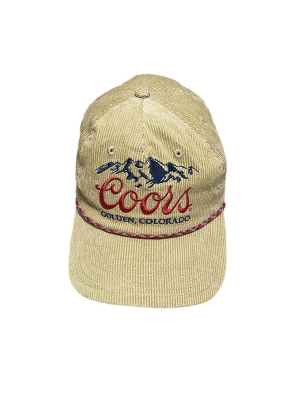 Vintage Embroidered Coors Light, Colorado Corduroy Hat